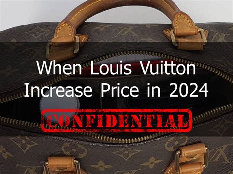 when will louis vuitton increase price|Louis Vuitton italy price list.